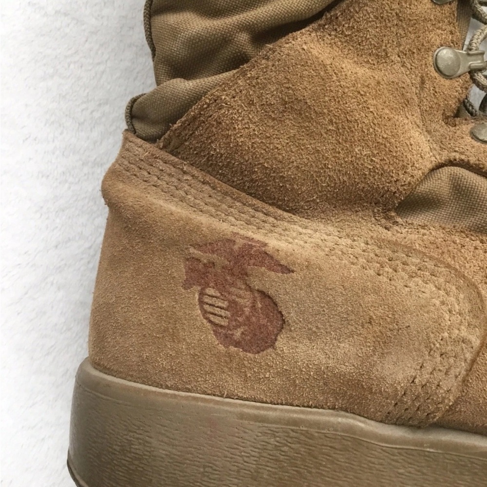 Marine Corps McRae coyote brown combat boots size 9 1/2 wide - Picture 2 of 11
